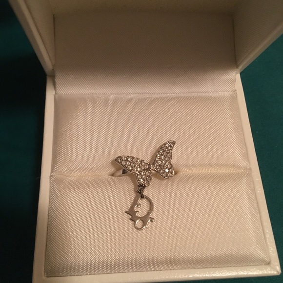 dior butterfly ring